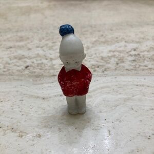 Antique German Porcelain Bisque Miniature Frozen Charlotte Doll